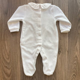 Chenille Whole Bodysuit Smocked Baby Girl BABIDU 19717