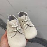 Scarpa Da Culla Con Lacci In Camoscio Neonato Indice 378