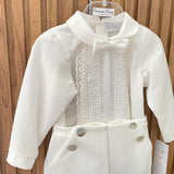 Elegantes Set aus Hemd und Bermuda für Neugeborene Ponto por ponto 6045