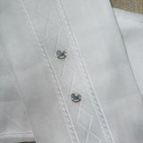 Coperta Scialle In Filo Di Cotone Traforata Neonato BEBE' MARGO' B095CO