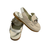 Scarpe Primi Passi Aperte Sul Retro In Pelle Neonata RIZITOS B3008P