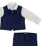 Smoking Elegante 5 Pezzi In Caldo Cotone Bambino ISABEL B475