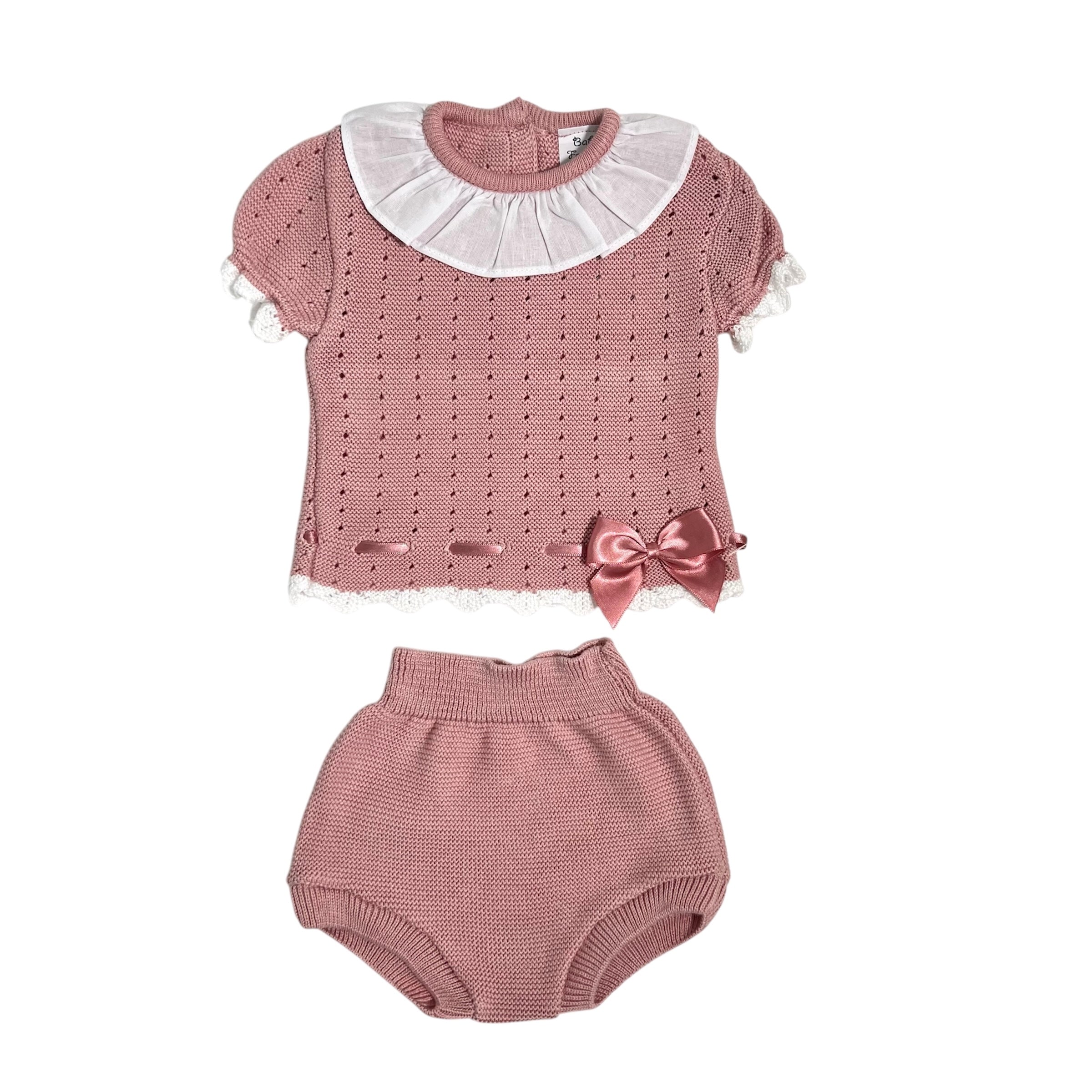 Completo Con Culotte In Filo Di Cotone Neonata BABY FASHION 621.2