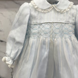 Eleganter Taufstrampler aus Seide Newborn / PICCOLA GIUGGIOLA DORA