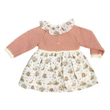 Abito Combinato In Maglia E Tessuto Neonata BABY FASHION 526.2
