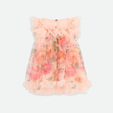 Abito Smanicato In Tulle Stampato Neonata ANGEL'S FACE DOMINIQUE