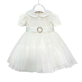 Abito Elegante Mezza Manica Con Manicotti Neonata ISABEL C360