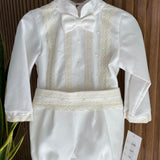 Elegantes Set aus Hemd und Bermuda für Neugeborene Ponto por ponto 6045