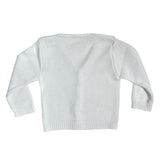 Cotton Thread Cardigan With Newborn Braid PONTO POR PONTO 765