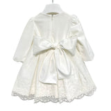 Abito Elegante Battesimale Manica Lunga Neonata TETO E TATTA VE8132