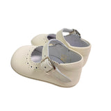 Ballerina Culla In Pelle Con Cinturino Neonata INDICE 1513C