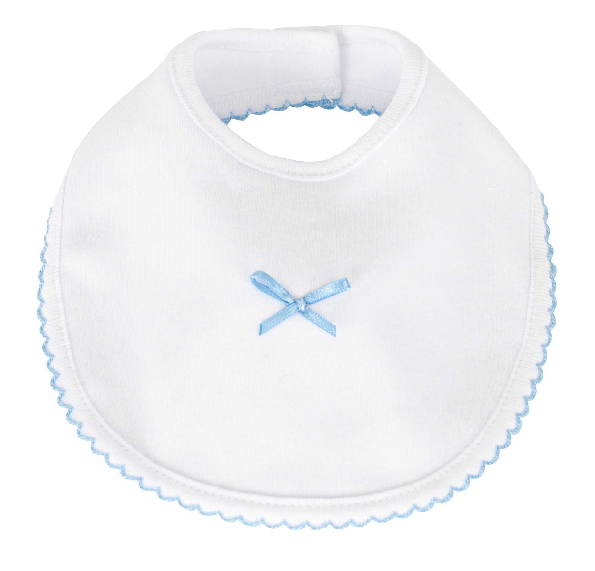 Bavette Bi-Color Con Fiocco Neonati CALAMARO 74017