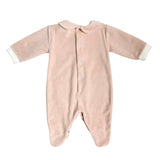 Tutina Intera In Ciniglia Ricamata Neonata TETO E TATTA TU8081