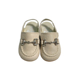 Scarpe Primi Passi Aperte Sul Retro In Pelle Neonata RIZITOS B3008P