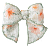 Pinzetta Con Fiocco Stampato Floreale Bambina CALAMARO 77084