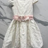 Elegantes cremefarbenes Zeremonienkleid für Mädchen Mimil' 951