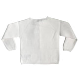 Cardigan Girocollo Lavorato In Maglia In Cotone Biologico Neonato/a WEDOBLE 03308C