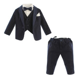 Smoking Elegante  5 pezzi Blu Neonato BUFI M0560A