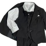 Smoking Elegante 5 Pezzi In Caldo Cotone Bambino ISABEL B475