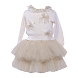 Completo Con Gonna E Maglioncino Neonata BIMBALO' 6842