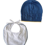 Set Di Cappello E Bavetta Neonato BEBE' MARGO' B098S