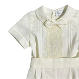 Completo Corto Elegante In Lino Con Bermuda Neonato PONTO POR PONTO 6329