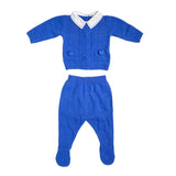 Tutina Spezzata In Misto Lana Neonato DR KID DK171