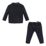 Smoking Elegante  5 pezzi Blu Neonato BUFI M0560A