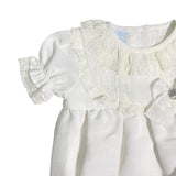 Pagliaccetto Elegante Mezza Manica Con Pizzo Neonata GRANLEI 188