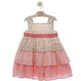 Abito Smanicato Stile Provenzale Bambina YOEDU 0501