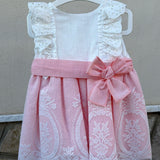 Abito Smanicato Con Gonna In Tulle Bambina VALENTINA BEBES NUBE 32