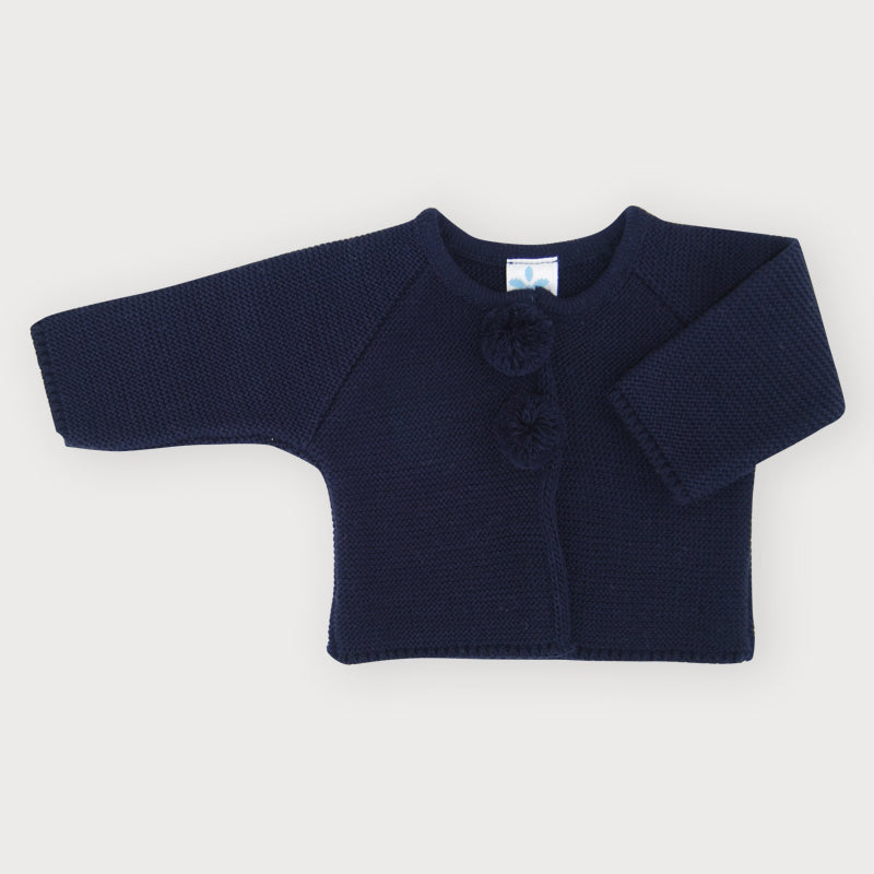 Winter Cardigan With Pom Pon Babies SARDON MA250