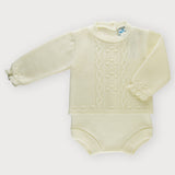 Pagliaccetto Spezzato In Tessuto Anallergico Acrilico Neonato/a SARDON VE377