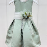 Abito Elegante Smanicato In Mikado Con Cintura Neonata MIMILU' 1606