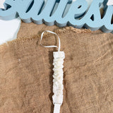 Portaciuccio In Lino Con Nastro Neonato PONTO POR PONTO 6503PC