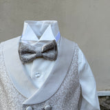 Completo Elegante In Raso Con Giacca Neonato LES ETOILES RUBEN