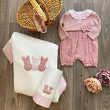 Set Nascita con Pagliaccetto Invernale Neonata NINNAOH