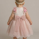 Abito Elegante Smanicato Neonata BUFI B0655A