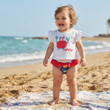 Completo Mare Con Costume E Shirt Neonata CALAMARO 23051