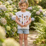 Set Maglietta E fascia In Cotone Sostenibile Bambina MAYORAL 3063
