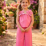 Completo Con Pantalone E Blusa In Cotone Bambina MAYORAL 3596