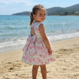 Casual Dress In Pique Floral Fantasy Girl GRANLEI 580
