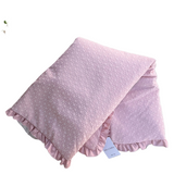 Coperta Imbottita Sfoderabile In Caldo Cotone Rosa Neonata TETO E TATTA CO2490