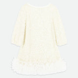 Abito Manica Lunga Pailettato Bambina ANGEL'S FACE JEANETTE