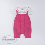 Pagliaccetto Due Pezzi In Cotone Neonata LA SARTORIA DEI PICCOLI LP1005