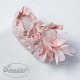 Scarpine In Cotone Con Petali Neonata LA SARTORIA DEI PICCOLI LSC1002