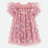 Abito Mezza Manica In Tulle Con Petali Bambina ANGEL'S FACE MARLOWE