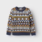 Mehrfarbiger Pullover aus hypoallergenem Acrylstoff für Neugeborene NAME IT 13220782