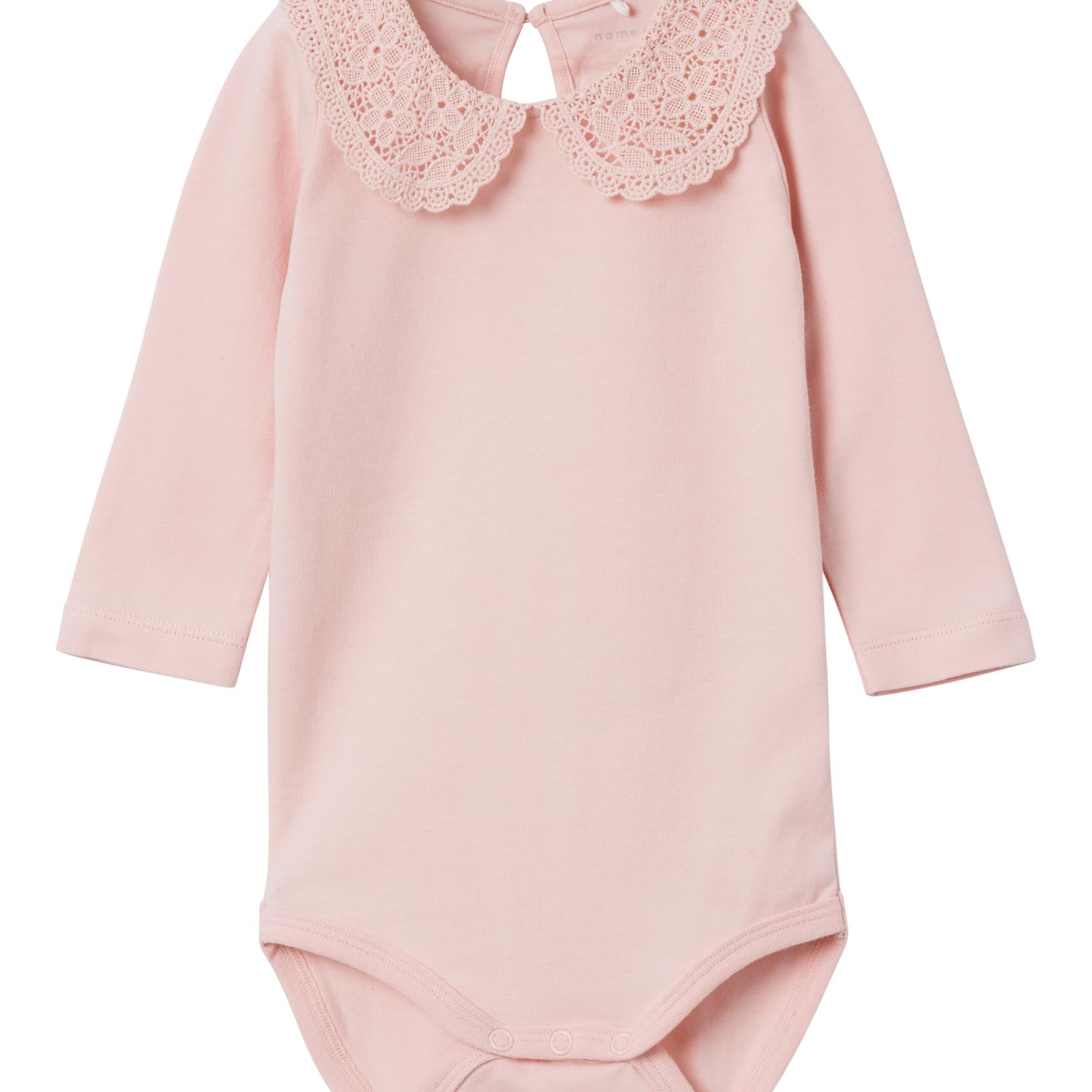 Body In Caldo Cotone Con Collo In Macrame' Neonata NAME IT 13221298