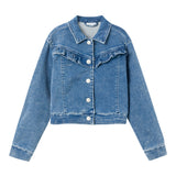 Giubbotto In Denim Con Rouches Bambina NAME IT 13224641
